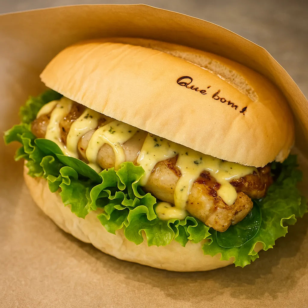 グリルチキンのサンドイッチ